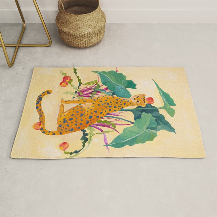 Cheetah and Apples Rug Gallery Image 1