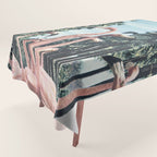 Palm Trees & Flamingos Tablecloth Gallery Image 1