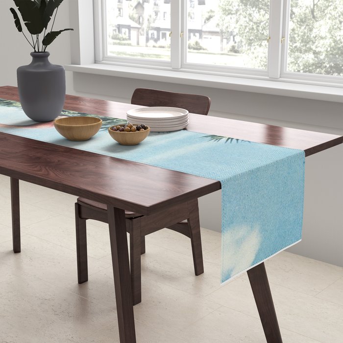 Palm Trees & Flamingos Table Runner Gallery Image 2