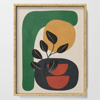 Modern Abstract Minimal Shapes Branches Art 6 Serving Tray Gallery Image 1