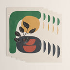 Modern Abstract Minimal Shapes Branches Art 6 Wrapping Paper Gallery Image 3