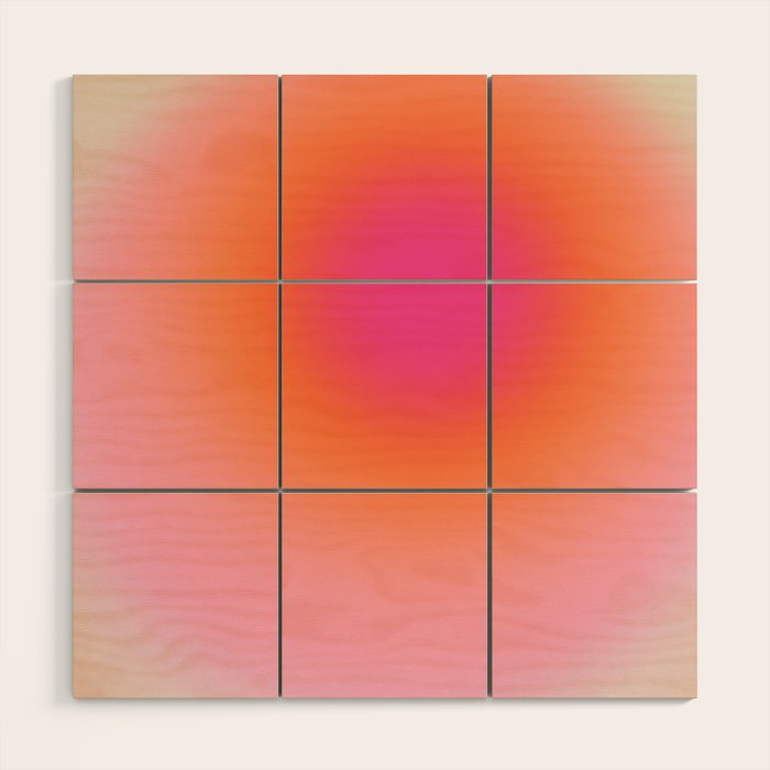 Sunrise Gradient Wood Wall Art Gallery Image 1