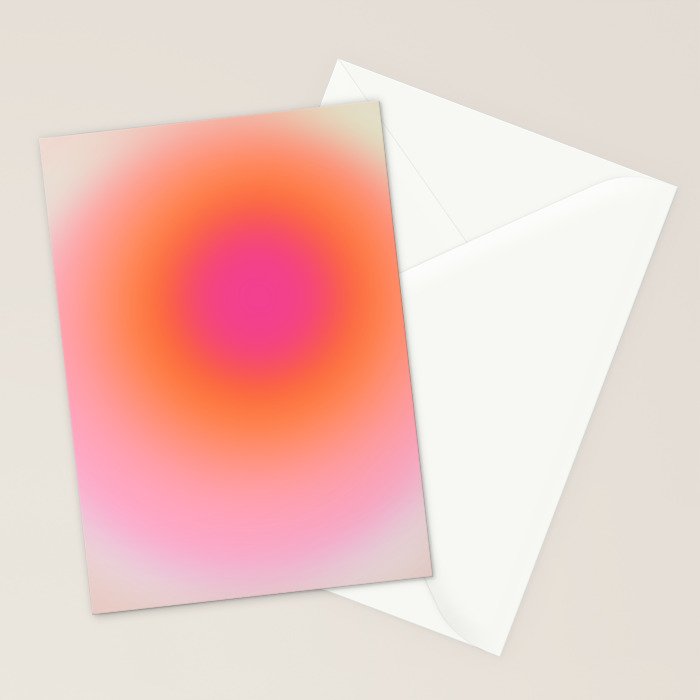Sunrise Gradient Stationery Card Gallery Image 2