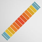 Gradient Arch X Bright Rainbow Mid Century Modern Rainbow Table Runner Gallery Image 3