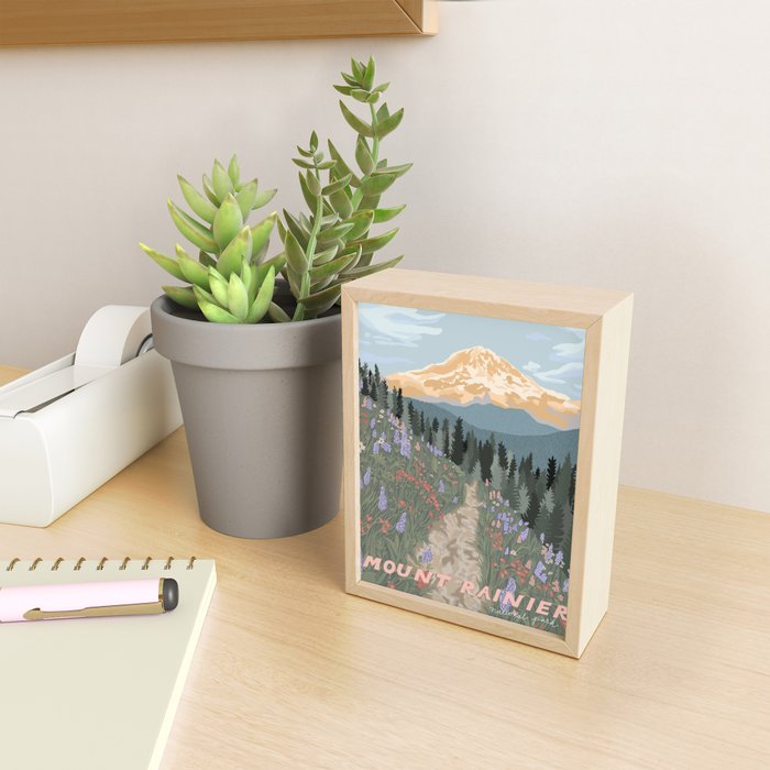 Mount Rainier National Park Mini Art Print Gallery Image 2