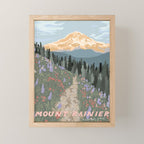 Mount Rainier National Park Mini Art Print Gallery Image 1