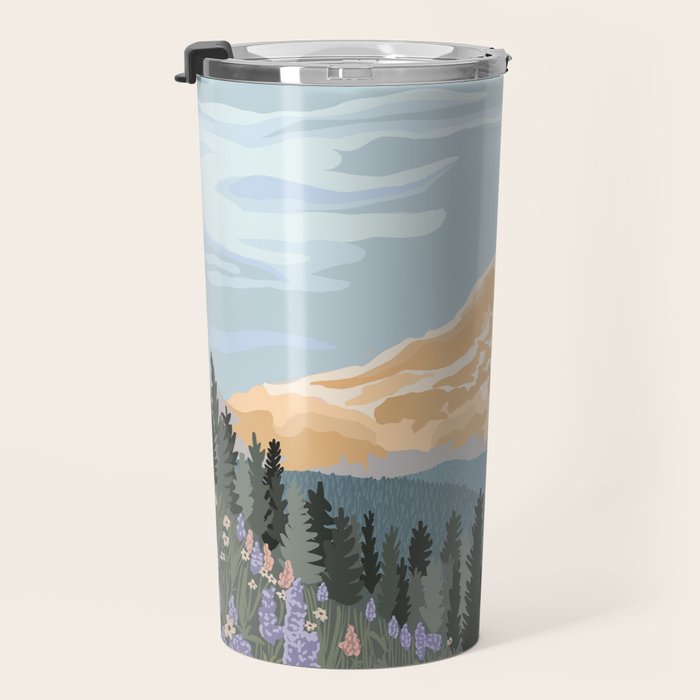 Mount Rainier National Park Travel Mug Gallery Image 3
