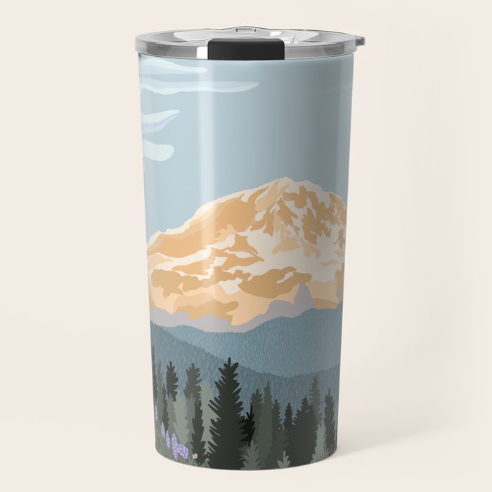 Mount Rainier National Park Travel Mug Gallery Image 1