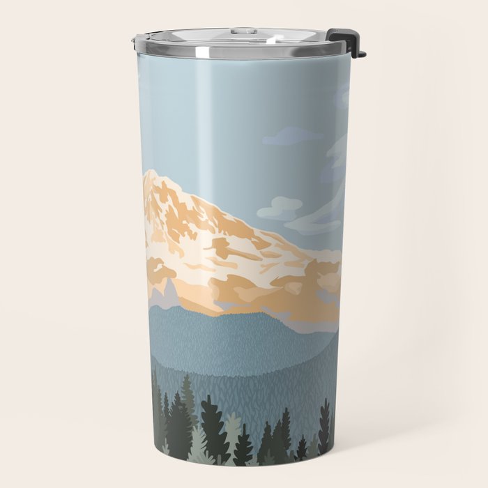 Mount Rainier National Park Travel Mug Gallery Image 2