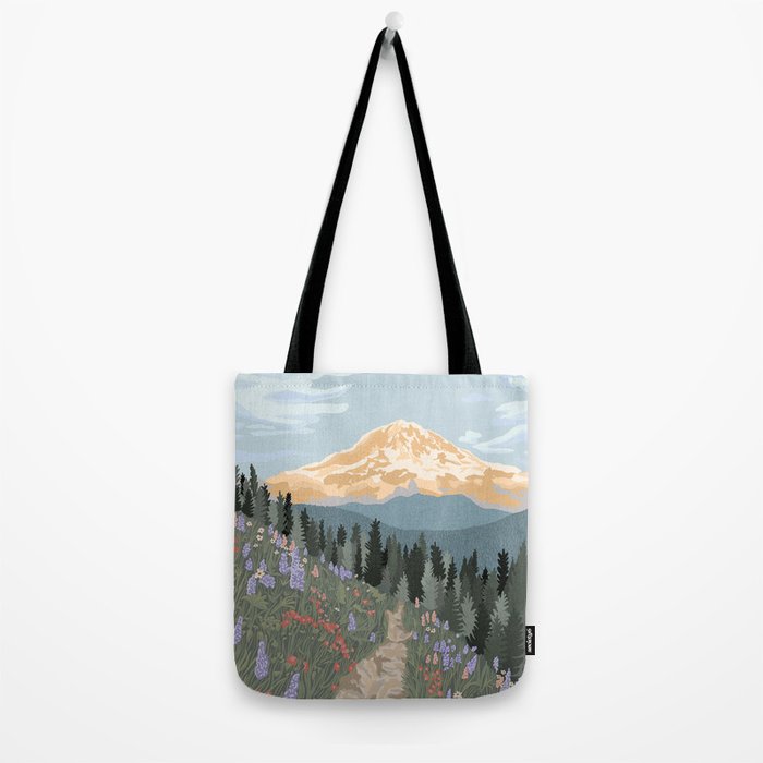 Mount Rainier National Park Tote Bag Gallery Image 2