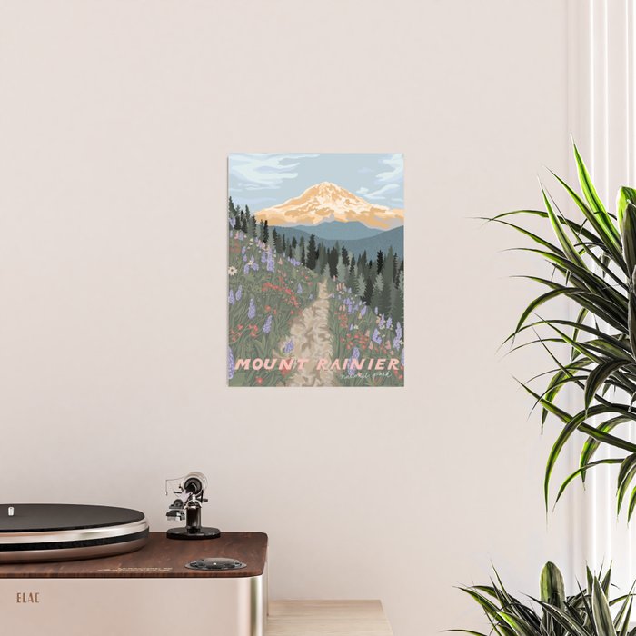 Mount Rainier National Park Poster Gallery Image 2