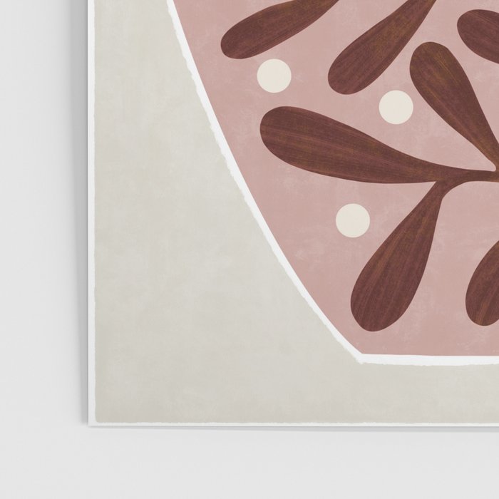 Vase and leaves Poster Gallery Image 3