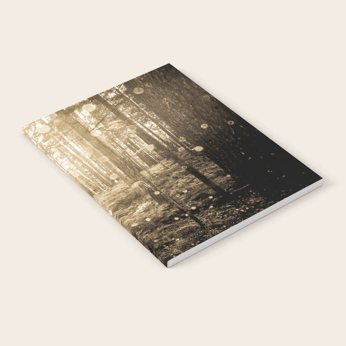 Vintage Sepia Fairy Forest Notebook Gallery Image 2