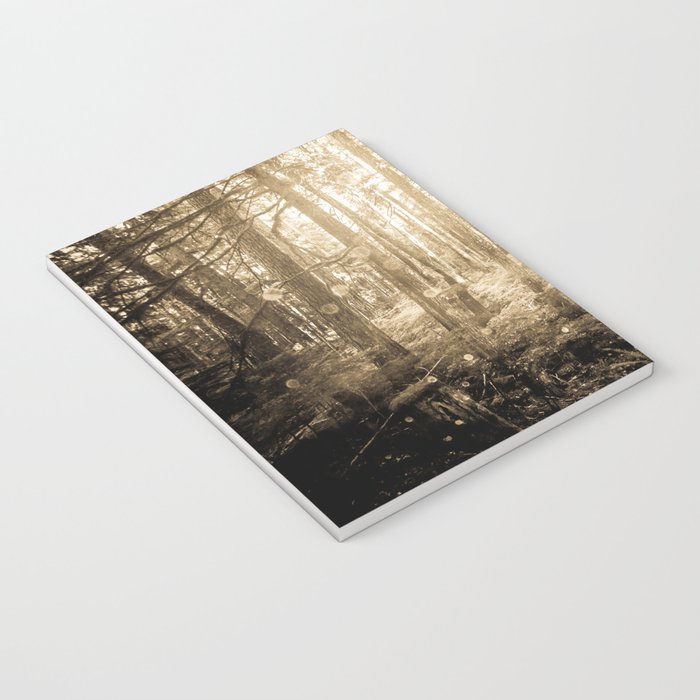 Vintage Sepia Fairy Forest Notebook Gallery Image 3