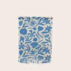 Blue flower nature art pattern Wall Hanging Gallery Image 1