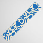 Blue flower nature art pattern Table Runner Gallery Image 3