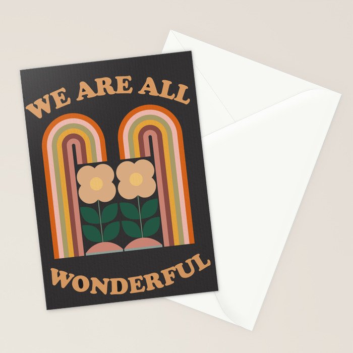 We Are All Wonderful  Stationery Card Gallery Image 2