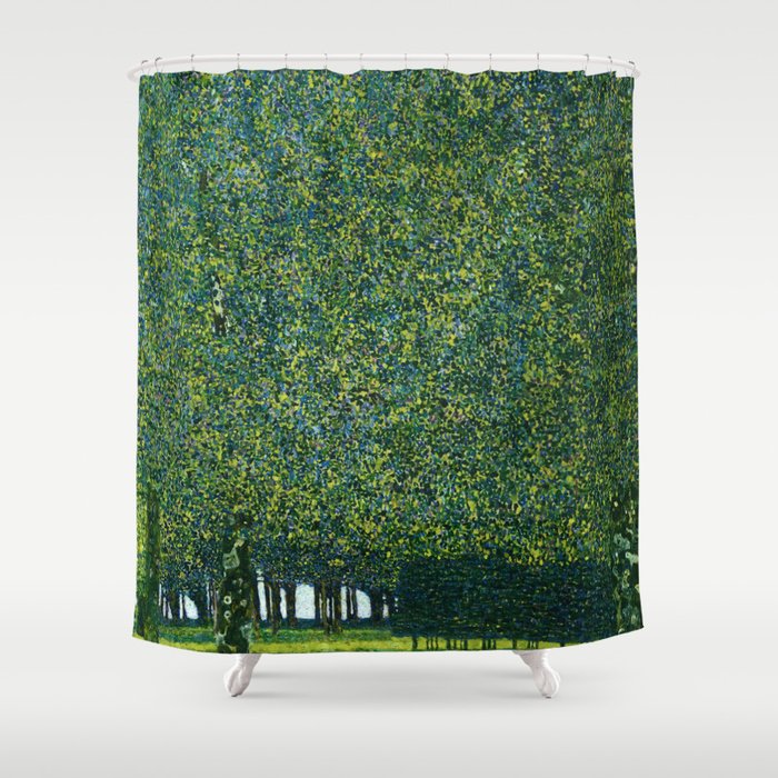 Gustav Klimt "The Park" Shower Curtain Gallery Image 1