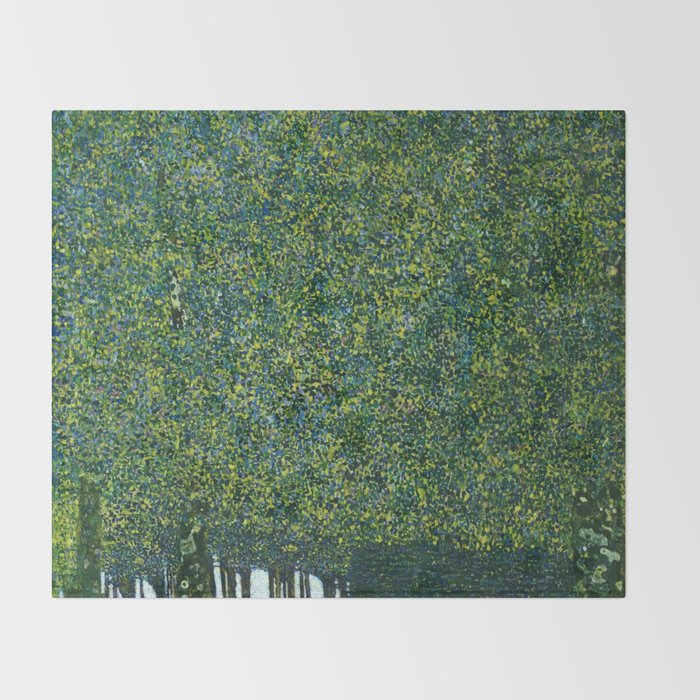Gustav Klimt "The Park" Throw Blanket Gallery Image 2