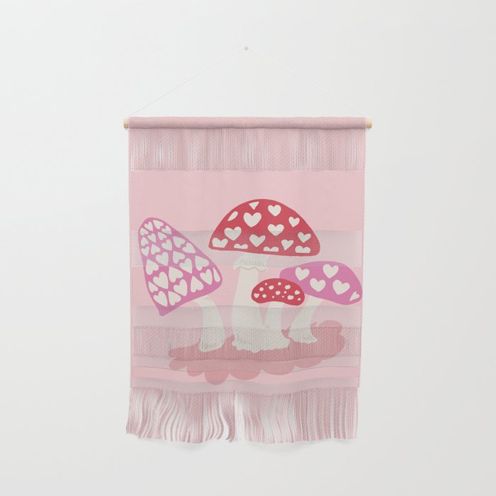 Valentine Mushrooms Wall Hanging Gallery Image 1