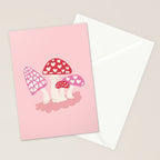 Valentine Mushrooms Stationery Card Gallery Image 2