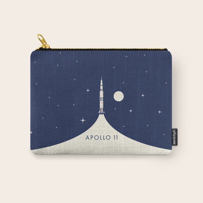 Apollo 11 Space - Saturn Rocket B Carry All Pouch Gallery Image 1