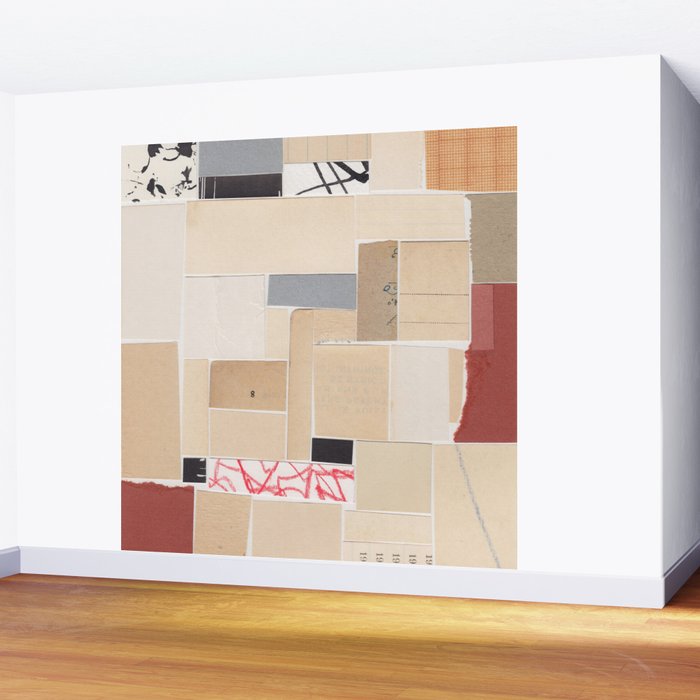 Plan B / Mixed Media Collage Wall Mural Gallery Image 2