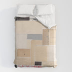 Plan B / Mixed Media Collage Duvet Cover Gallery Image 6