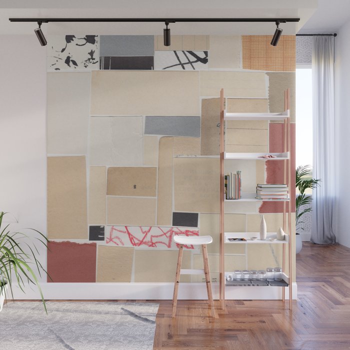 Plan B / Mixed Media Collage Wall Mural Gallery Image 1