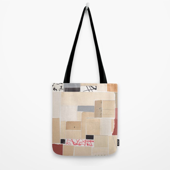 Plan B / Mixed Media Collage Tote Bag Gallery Image 2