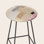 Plan B / Mixed Media Collage Stool Gallery Image 2