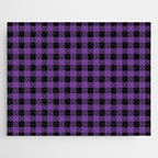 Plaid (purple/black) Jigsaw Puzzle Gallery Image 1