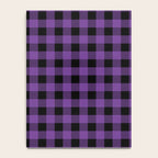 Plaid (purple/black) Notebook Gallery Image 4