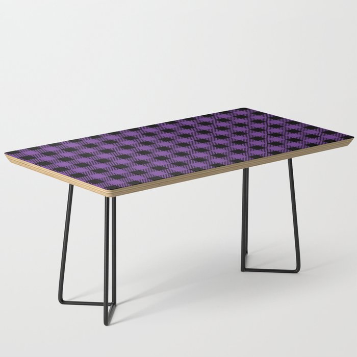 Plaid (purple/black) Coffee Table Gallery Image 1