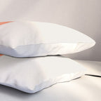 'Twins' Minimalist Modern Mid Century Colorful Navy Blue Tan Shapes by Ejaaz Haniff Pillow Sham Gallery Image 3