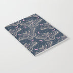 Celestial Cecropia - midnight blue and orchid  Notebook Gallery Image 2