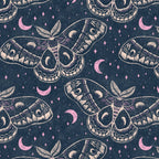 Celestial Cecropia - midnight blue and orchid  Coffee Mug Gallery Image 2