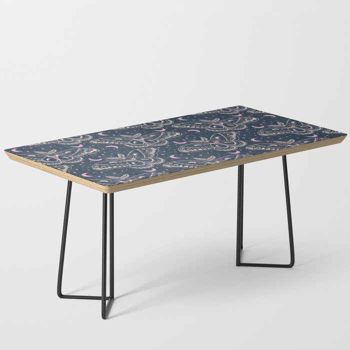Celestial Cecropia - midnight blue and orchid  Coffee Table Gallery Image 1