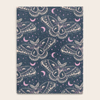 Celestial Cecropia - midnight blue and orchid  Notebook Gallery Image 4