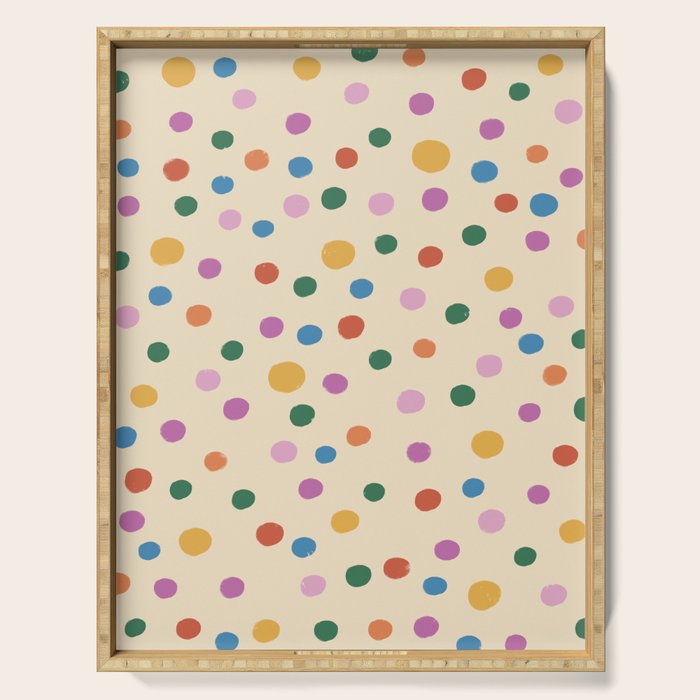 Dancing Balls on Cream Serving Tray Gallery Image 1
