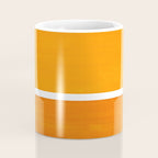 Antique Yellow  & Yellow Ochre Mid Century Modern Abstract Minimalist Rothko Color Field Squares Coffee Mug Gallery Image 4