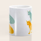 Twin Cats - Green and Orange Coffee Mug Gallery Image 4