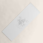 Beautiful Bouquet Line Yoga Mat Gallery Image 1