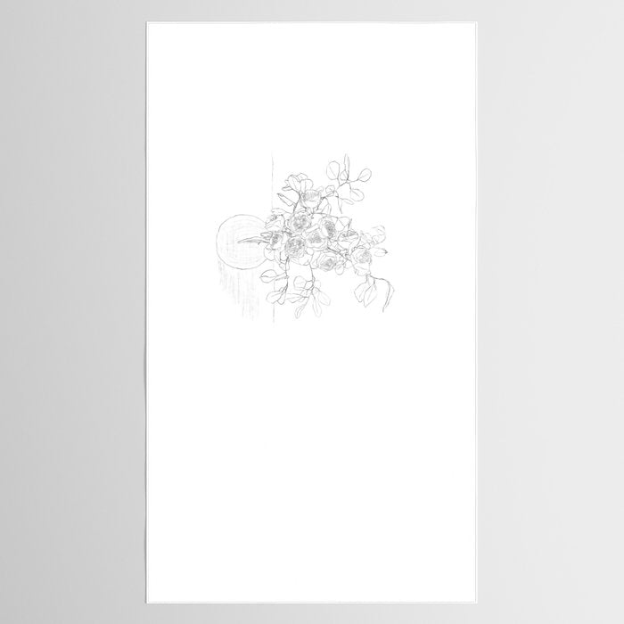 Beautiful Bouquet Line Tablecloth Gallery Image 2