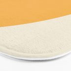 Sunrise / Sunset VI - Yellow & Black Bath Mat Gallery Image 3