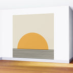 Sunrise / Sunset VI - Yellow & Black Wall Mural Gallery Image 2