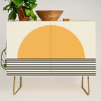 Sunrise / Sunset VI - Yellow & Black Credenza Gallery Image 1