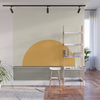 Sunrise / Sunset VI - Yellow & Black Wall Mural Gallery Image 1