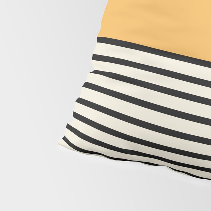 Sunrise / Sunset VI - Yellow & Black Pillow Sham Gallery Image 4