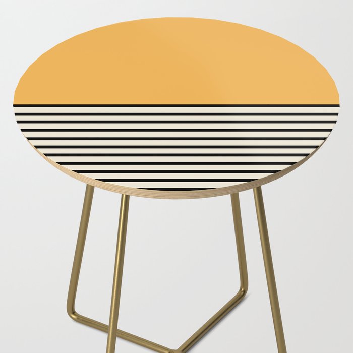 Sunrise / Sunset VI - Yellow & Black Side Table Gallery Image 2